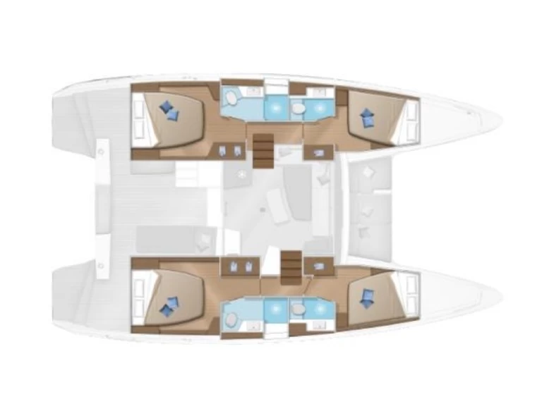 Charter a Lagoon Lagoon 42 in Tourlos on Samboat