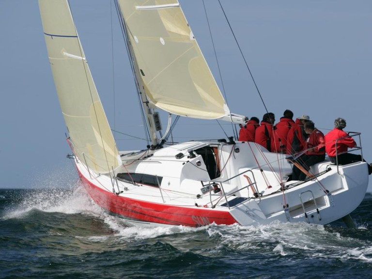 Jeanneau Sun Fast 3200 charter bareboat or skippered in  Port-Haliguen