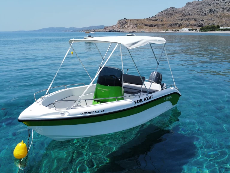 Motorboat to hire Lárdos at the best price