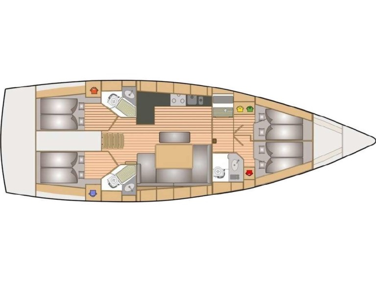 Yacht hire Barcelona cheap Cruiser 46