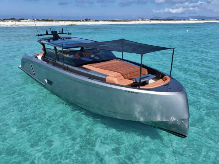 Vanquish VQ 58 charter bareboat or skippered in  Marina Ibiza