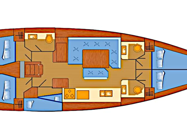 Hire Sailboat Jeanneau with a boat licence