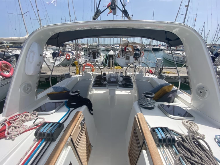 Bénéteau Oceanis 500 charter bareboat or skippered in  Ibiza Town