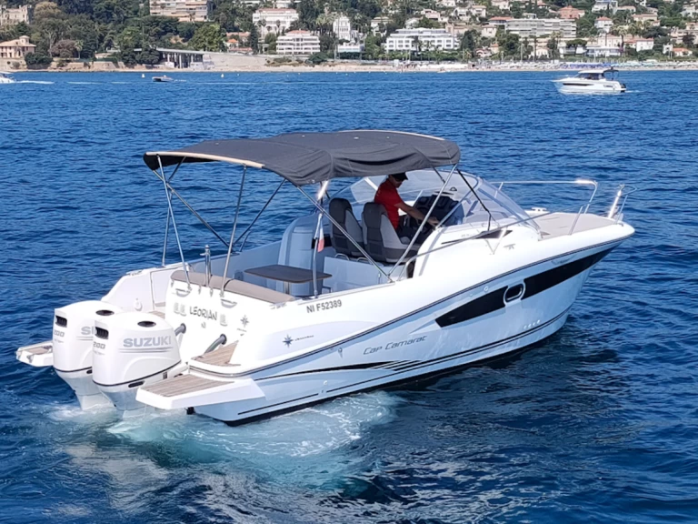 Jeanneau Cap Camarat 8.5 WA charter bareboat or skippered in  Antibes