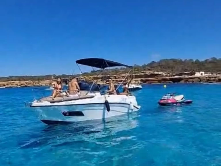 trident 640 SUNDECK charter bareboat or skippered in  Sant Antoni de Portmany
