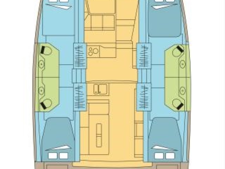 Charter a Bali Catamarans Bali 4.2 in Alimos on Samboat