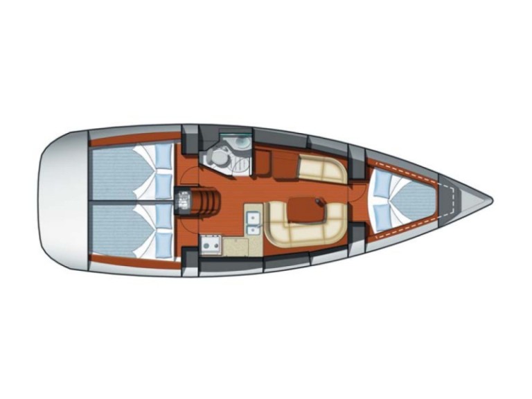 Sailboat hire in Lávrio - Jeanneau Sun Odyssey 36i