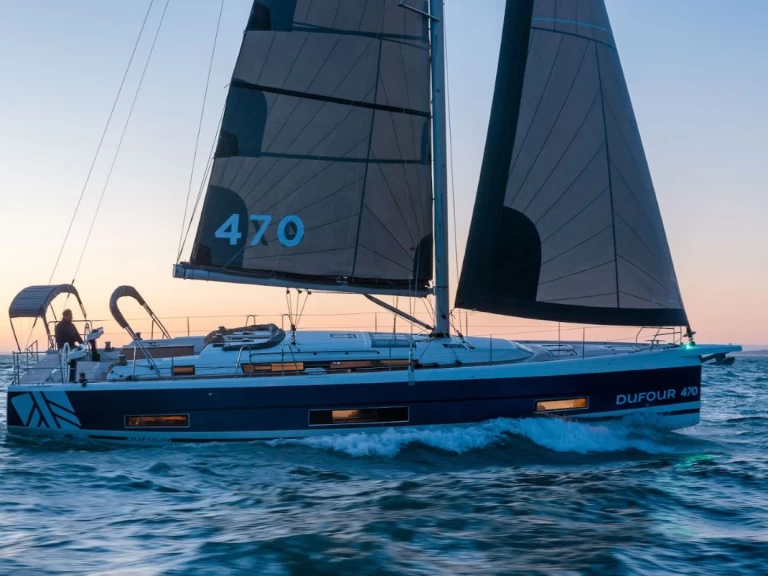 Dufour Dufour 470 charter bareboat or skippered in  Lávrio