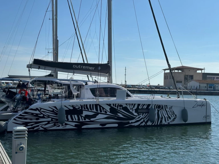 Outremer 45 charter bareboat or skippered in  Arrecife