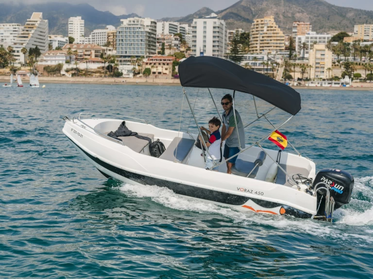 Hire Motorboat with or without skipper voraz Málaga