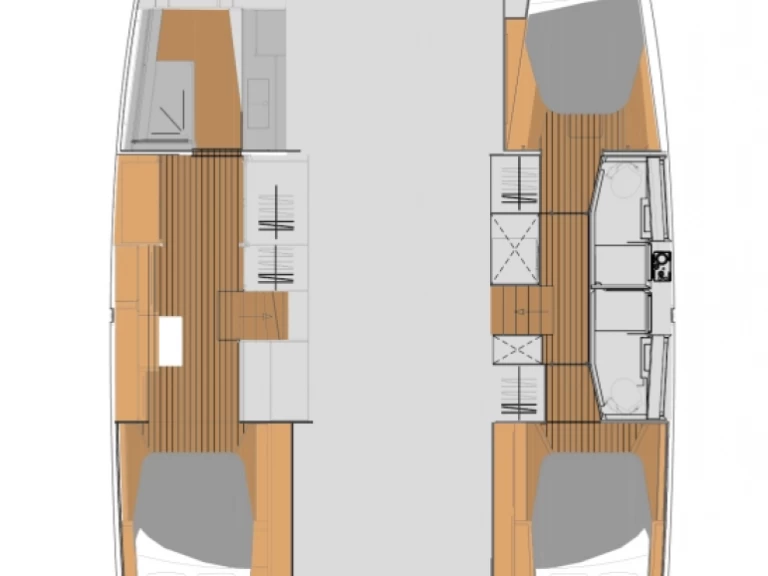 Hire Catamaran Fountaine Pajot with a boat licence