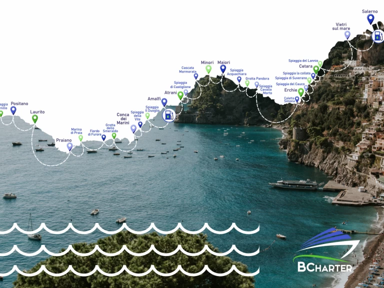 Doriano Marine Domar F600 charter bareboat or skippered in  Porto di Salerno