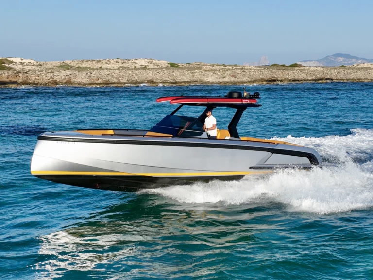 Vanquish VQ40 - NO TOMORROW charter bareboat or skippered in  Ibiza Town