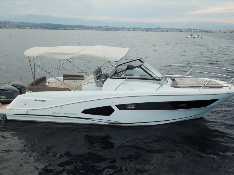 Jeanneau Cap Camarat 10.5 WA charter bareboat or skippered in  Msida Yacht Marina