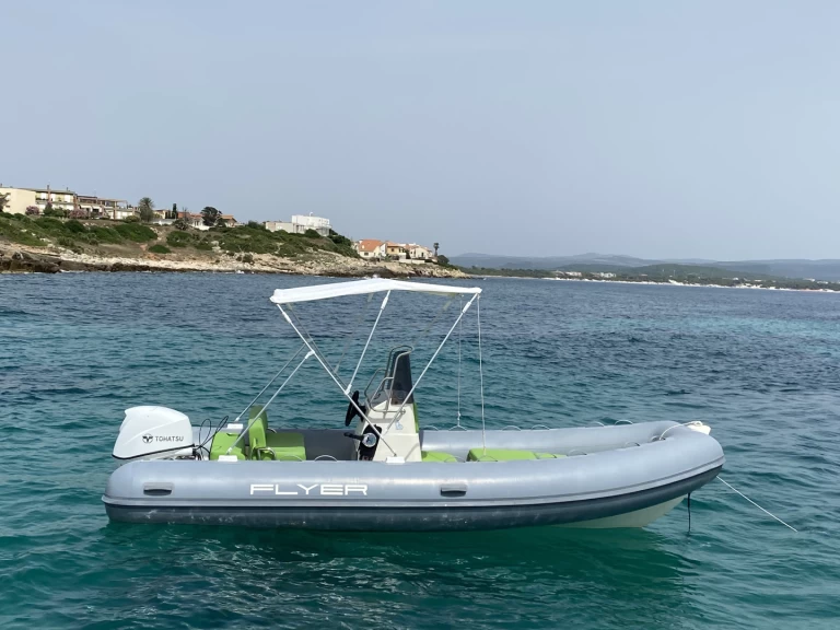 Hire RIB with or without skipper Flyer Porto di Alghero