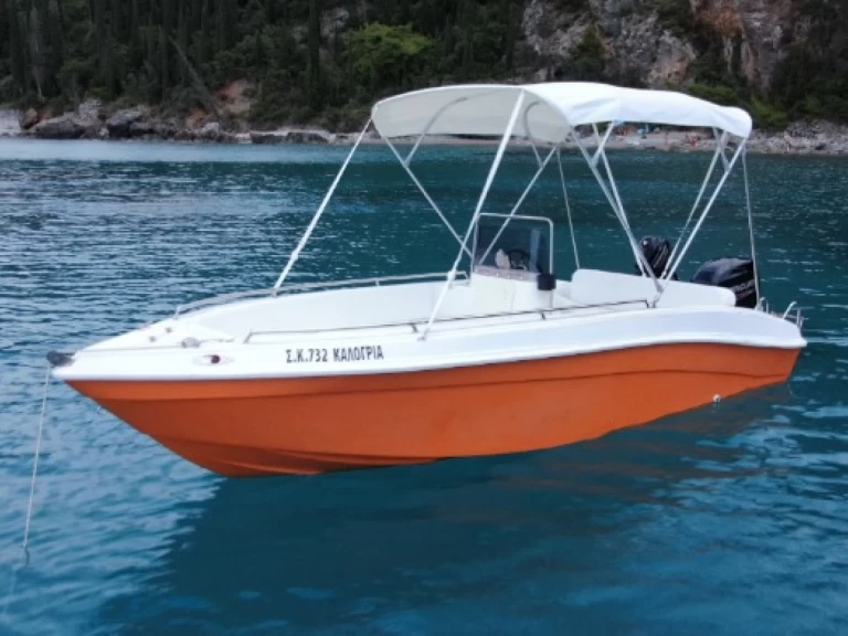 Hire Motorboat Assos with a boat licence