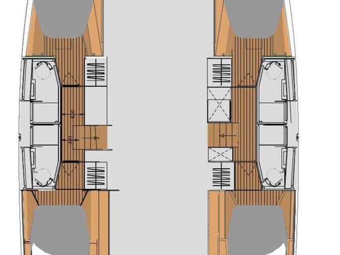 Hire Catamaran Fountaine Pajot with a boat licence