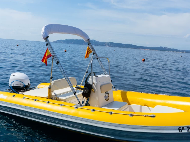 Yacht hire l'Estartit cheap Gommonautica G48C