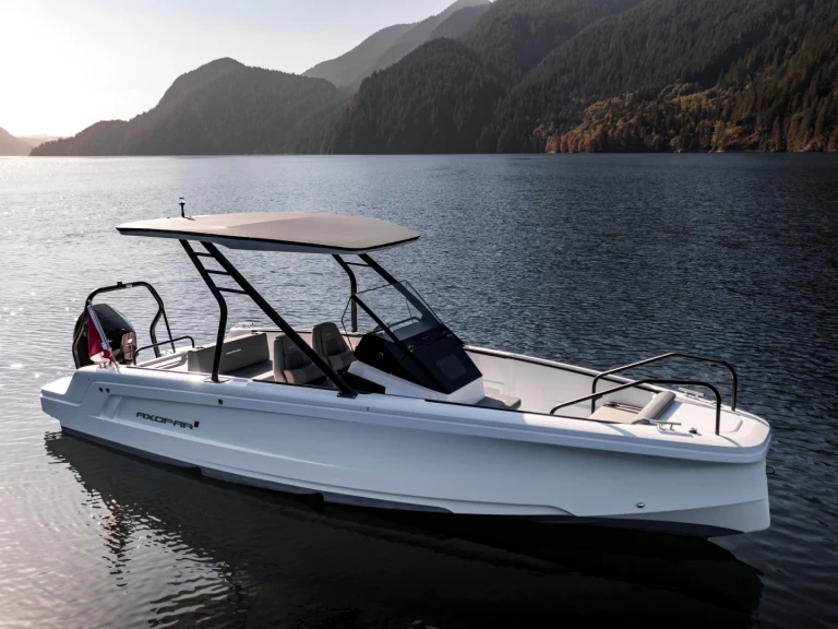 Axopar 22 Spyder charter bareboat or skippered in  Empuriabrava