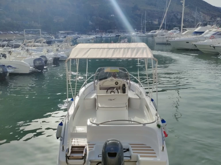 Ascari Prestige 19.2 charter bareboat or skippered in  Porto Castellammare del Golfo