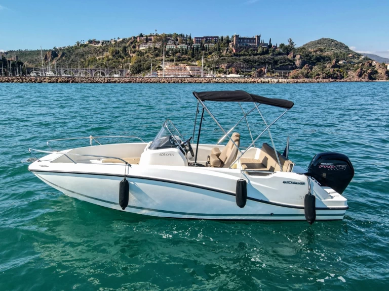 Hire a Quicksilver Activ 605 Open Mandelieu-la-Napoule
