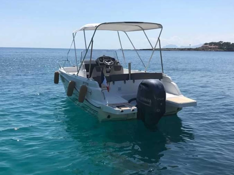 Jeanneau Cap Camarat 6.5 Style charter bareboat or skippered in  Antibes