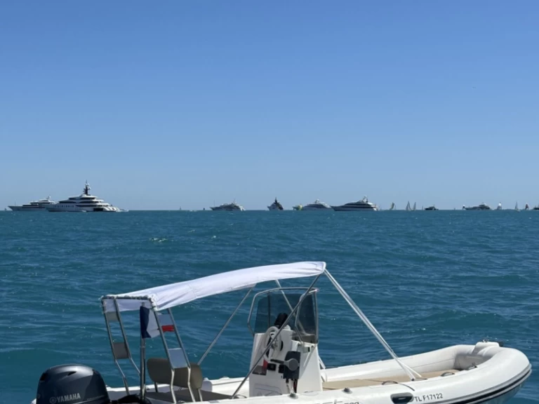 Capelli Tempest 530 charter bareboat or skippered in  Antibes