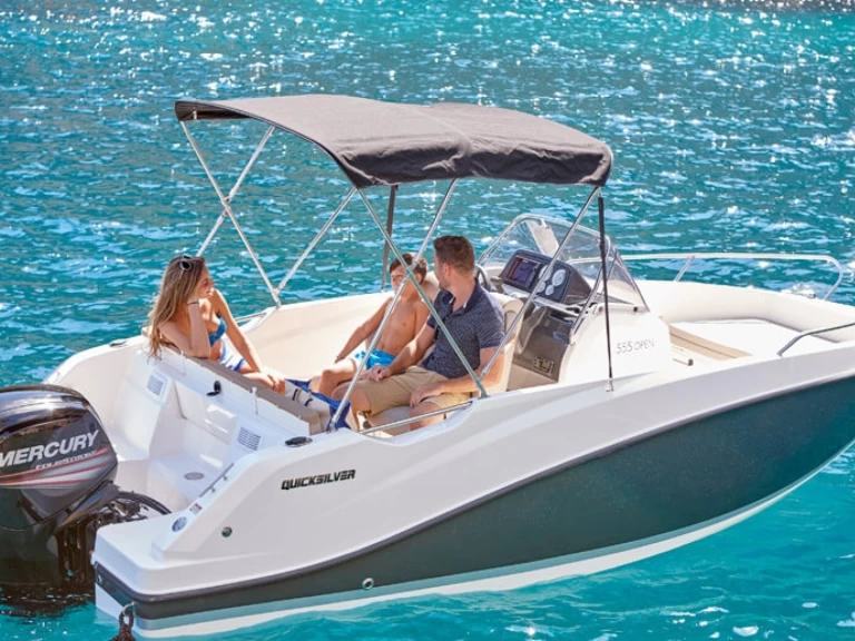 Charter a Quicksilver Activ 555 Open in Antibes on Samboat