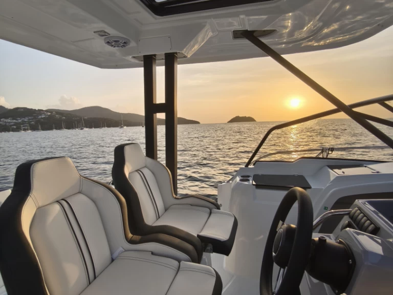 Jeanneau Cap Camarat 9.0 WA charter bareboat or skippered in  Les Trois-Îlets
