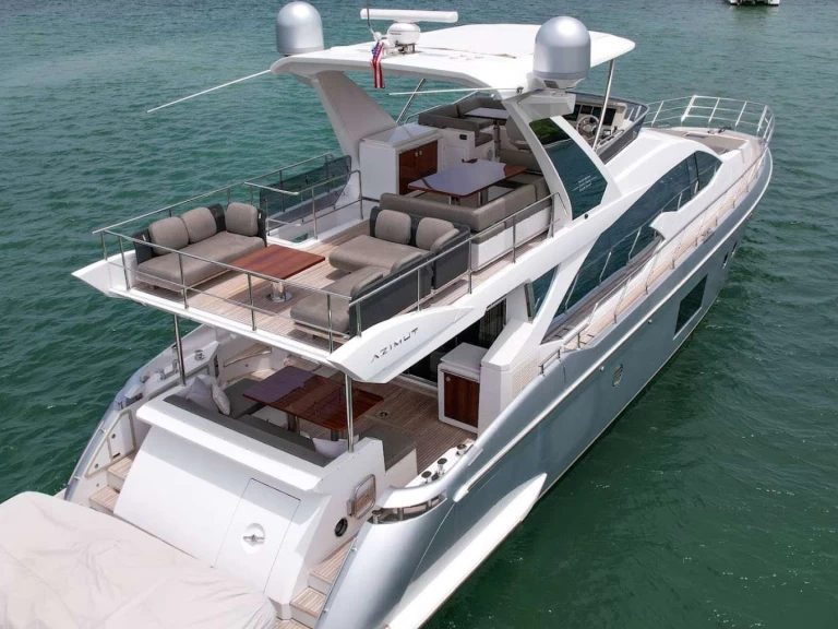 Azimut The One charter bareboat or skippered in  Miami