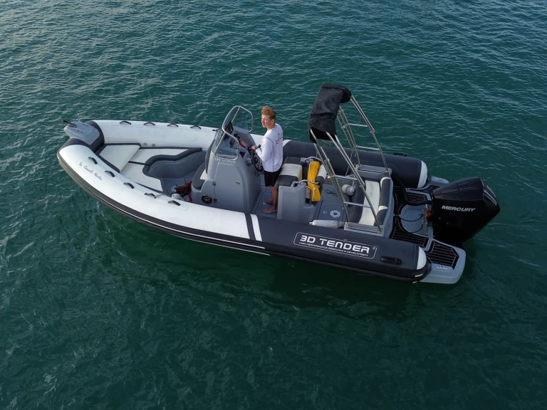 3D Tender Lux 655 charter bareboat or skippered in  Saint-Malo