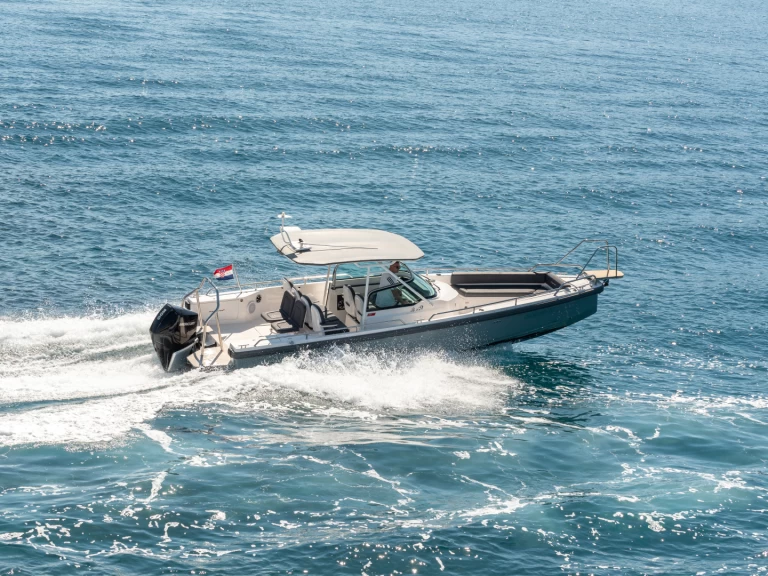 Yacht hire Trogir cheap Axopar 28 T-Top