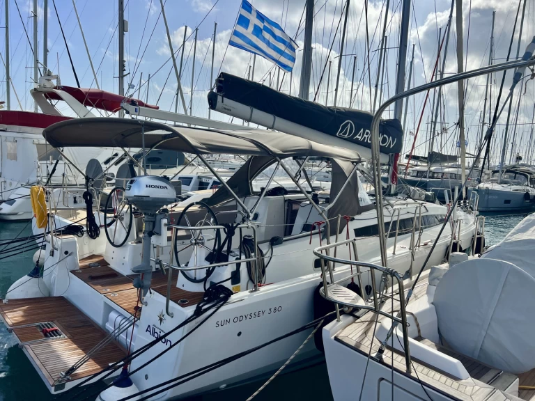 Jeanneau Sun Odyssey 380 charter bareboat or skippered in  Kos