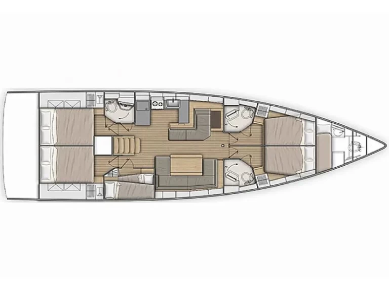 Hire Sailboat with or without skipper Bénéteau Kos