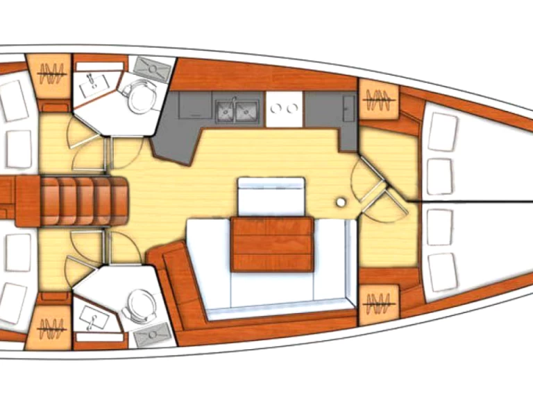 Yacht hire Kos cheap Oceanis 45