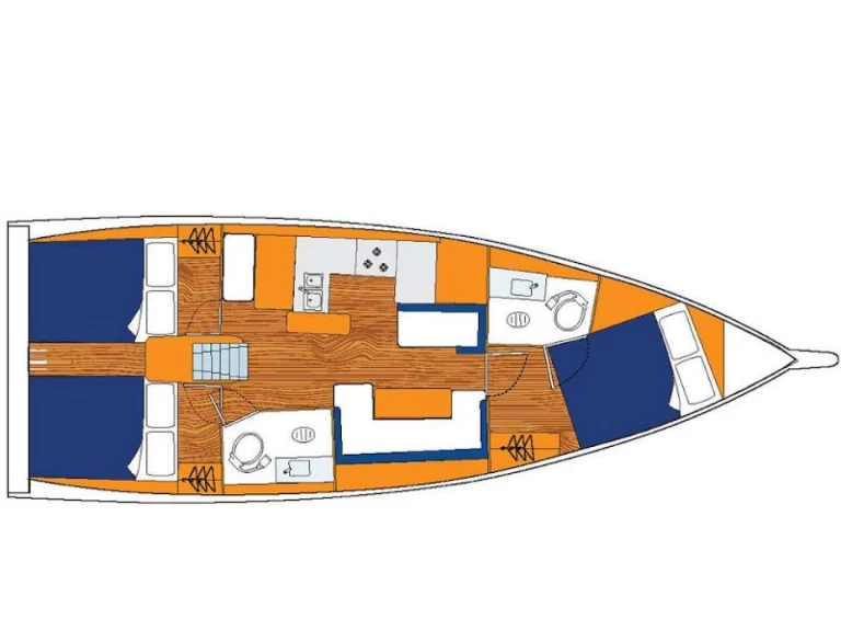 Sailboat to hire Lefkáda at the best price