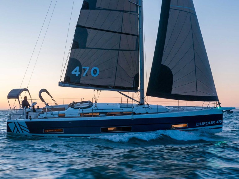 Dufour Dufour 470 charter bareboat or skippered in  Palermo