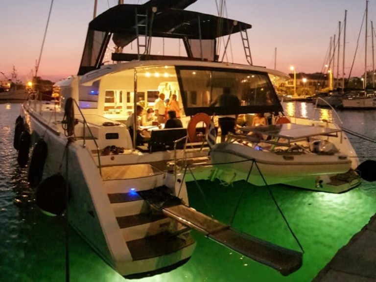 Yacht hire Volos cheap Lagoon 450 Fly "ALKYONE"