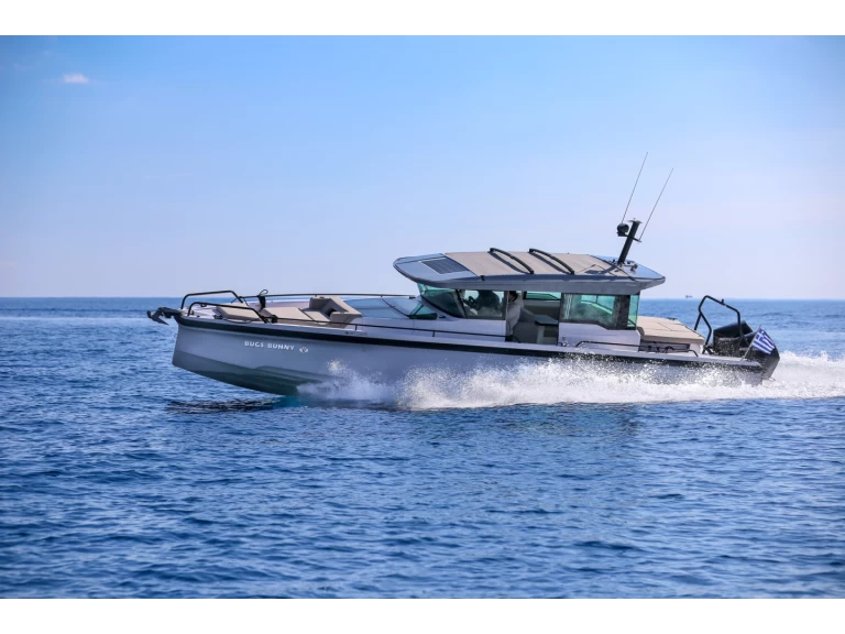Axopar Axopar 37 XC Cross Cabin (2 cabins) charter bareboat or skippered in  Anavyssos