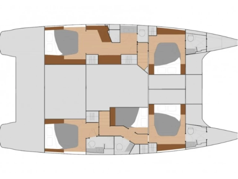 Catamaran hire in Capo d'Orlando - Fountaine Pajot Saba 50