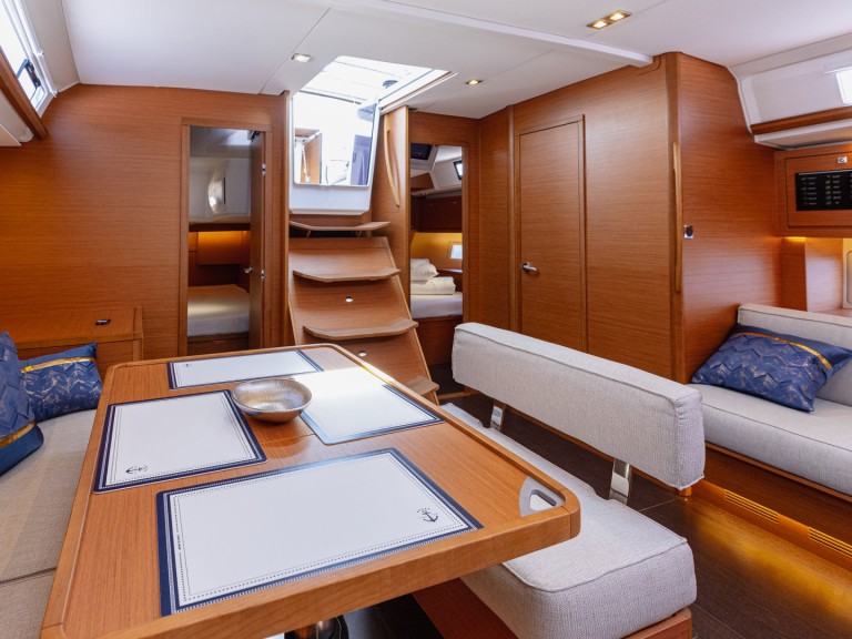 Dufour Dufour 470 owner layout charter bareboat or skippered in  Kaštel Gomilica