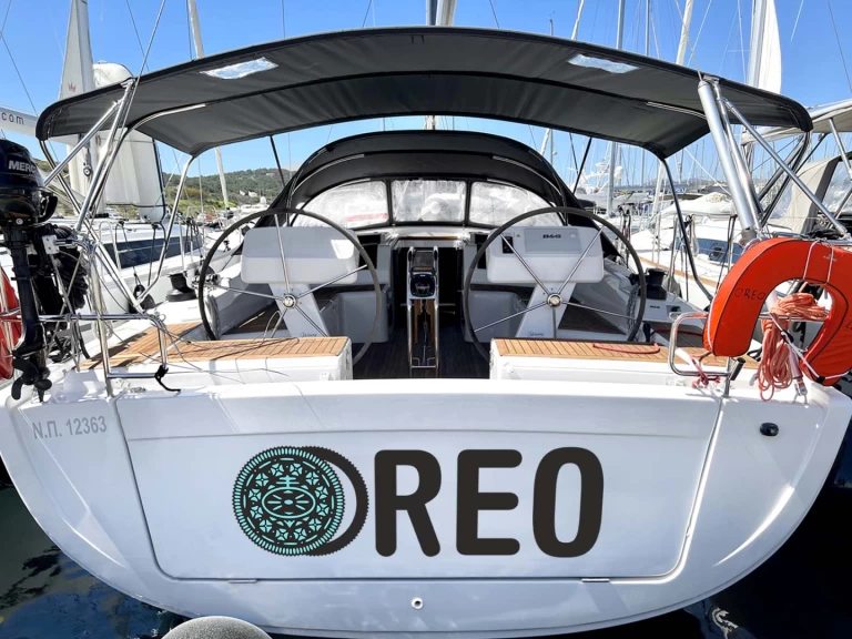 Hanse Hanse 458 charter bareboat or skippered in  Lávrio