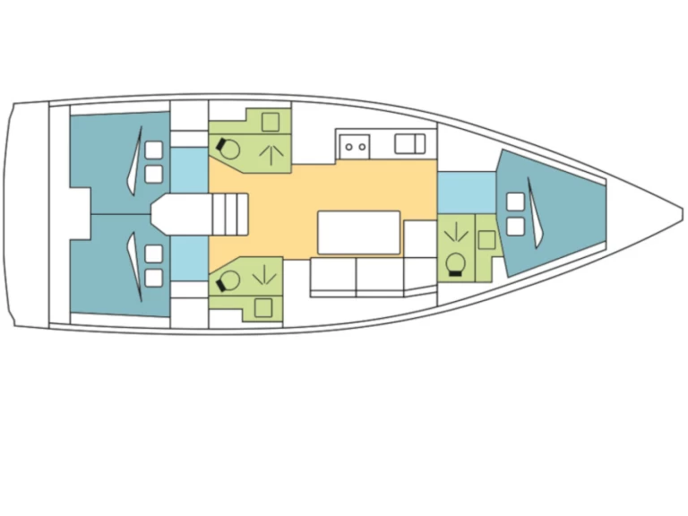 Sailboat to hire Gouvia at the best price