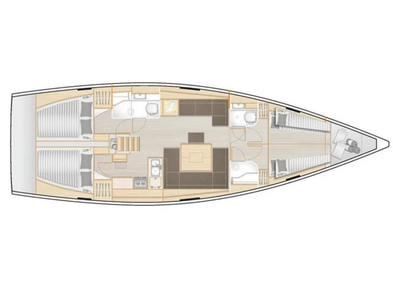 Hire Sailboat with or without skipper Hanse Eidkjosen
