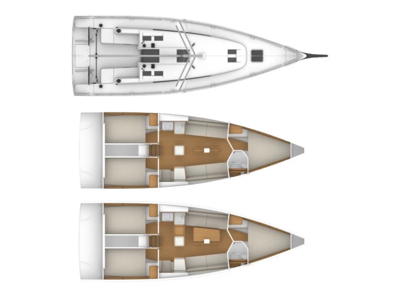 Hire Sailboat Bénéteau with a boat licence