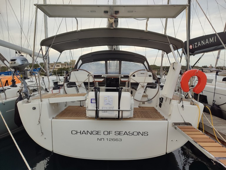 Hanse Hanse 508 charter bareboat or skippered in  Lávrio