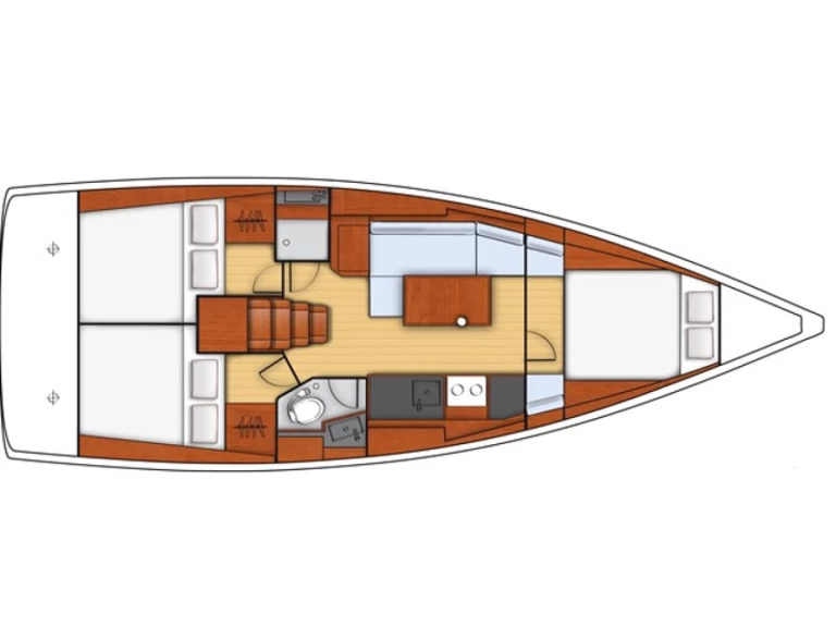 Sailboat to hire Furnari at the best price