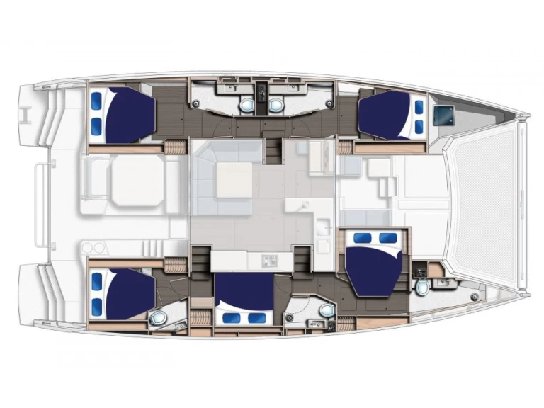 Hire Catamaran with or without skipper Leopard Nassau