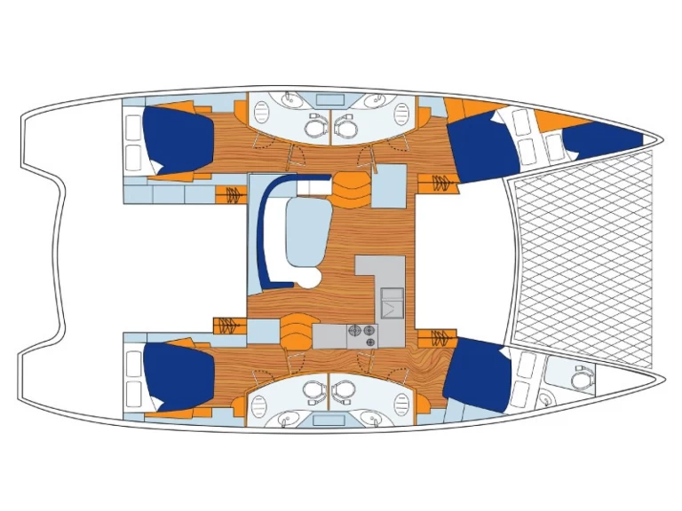 Hire Catamaran with or without skipper Leopard Antigua