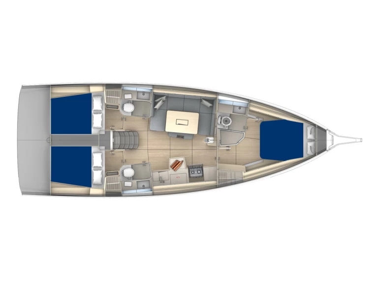 Sailboat hire in Dubrovnik - Dufour Dufour 41